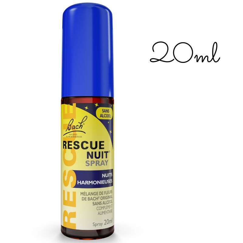 rescue spray nuit sans alcool